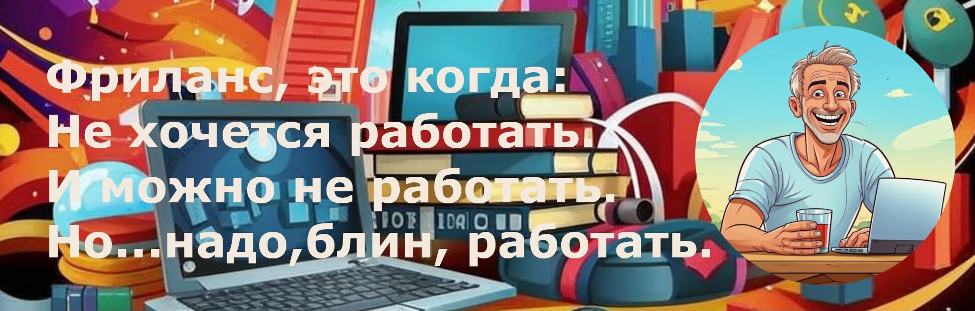 Логотип сайта, работа в Интернете, удалённая работа, фриланс.